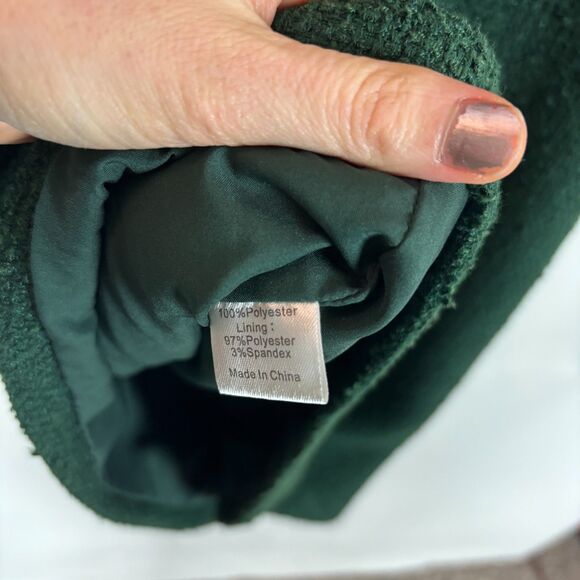 Tuckernuck Jackie Emerald Green Tweed Shift Mini Dress Women's XS - Picture 5 of 7